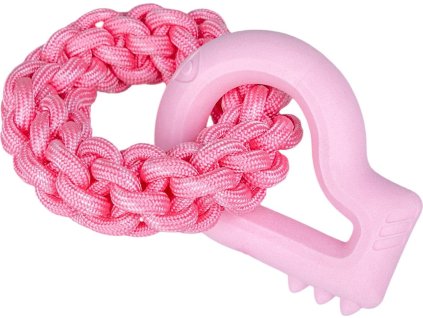 Hr.HUHU TPR plovoucí lanová hračka růžová