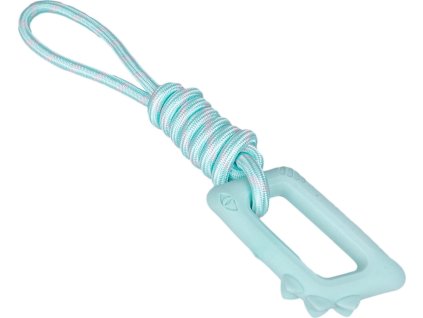 Hr.HUHU TPR plovoucí přetahovadlo lanové tyrkysové
