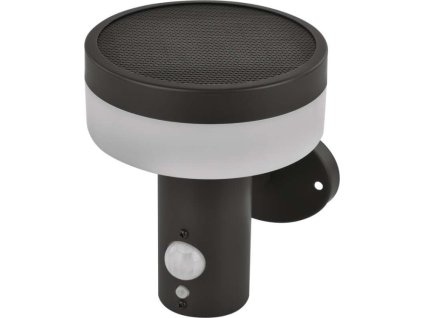 LED zahradní solární nástěnné svítidlo TERION, čidlo soumraku, 12,5 x 14,7 x 14,2 cm