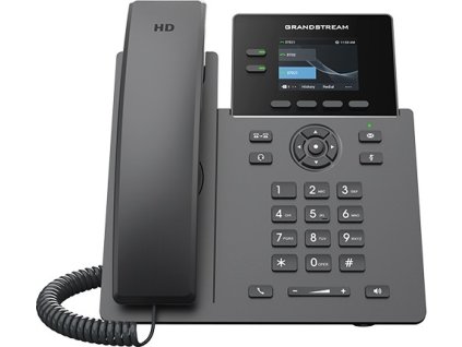 Grandstream GRP2610P SIP telefon, 2 linky, 8 VPK, barevný LCD, 2 SIP účty, PoE