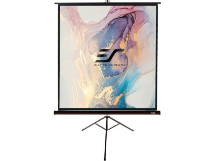 POŠKOZENÝ OBAL - ELITE SCREENS plátno mobilní trojnožka 71" (180,3cm)/ 1:1/ 127×127cm/ gain 1.1/ case černý