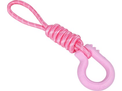Hr.HUHU TPR plovoucí přetahovadlo lanové růžové