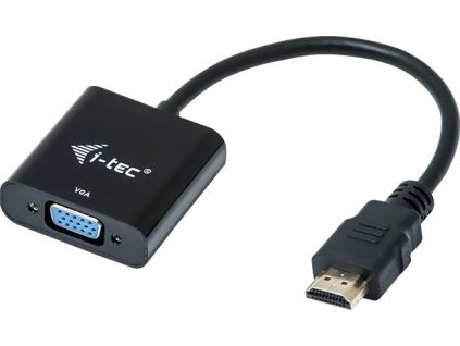 i-tec HDMI na D-SUB (VGA) kabelový adaptér/ 1920×1080/ černý