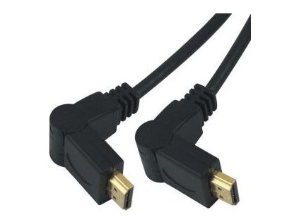 PremiumCord Kabel HDMI A - HDMI A M/M 15m, rotační