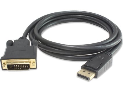 PremiumCord DisplayPort na DVI kabel 5m, stín. M/M