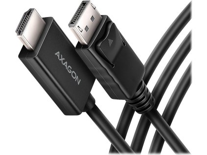 AXAGON adaptér DP na HDMI / RVD-HI20C2 / 4K/60Hz / HDCP 2.3 / 1,8m / černý