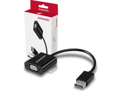 AXAGON adaptér z DisplayPort na VGA / RVD-VGN / FullHD / 1920*1200 / 0,2m