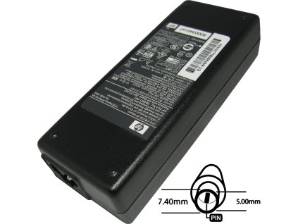 Napájecí adaptér 90W 18,5V, 7.4x5.0, originál HP