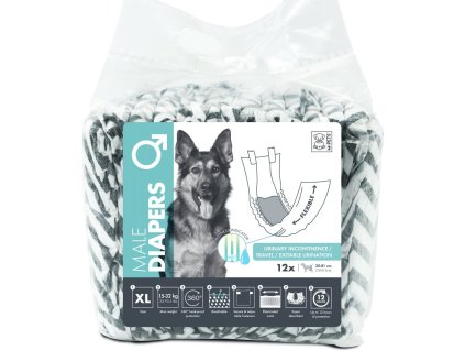 M-Pets Diapers pleny pro psy XL