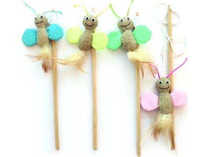 M-Pets Butterfly škádlítko (mix barev)
