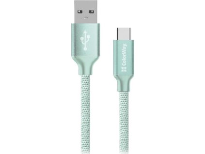 Colorway Datový Kabel USB/ USB-C / 2.4A/ 2m/ Mint