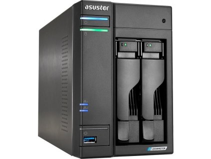 Asustor NAS AS6702T / 2x 2,5"/3,5" SATA III/ Celeron N5105 2.0 GHz/ 4GB/ 2x 2.5GbE/ 4x M.2/ 2x USB 3.2/ HDMI+IR