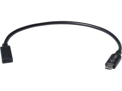 i-tec prodlužovací kabel USB 3.1 (Type-C)/ přenos obrazu až 4K / 60 Hz/ černý/ 30cm