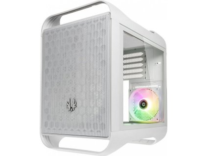 BitFenix skříň Prodigy M 2022 / mATX / 1x60mm +3x120mm ARGB fan / 2xUSB 3.0 / tvrzené sklo / bílá