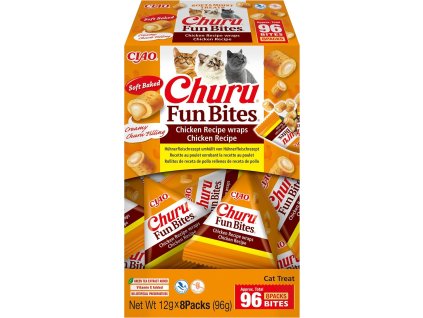 Cat Churu Fun Bites - Chicken Recipe wraps Chicken Recipe 8x12g