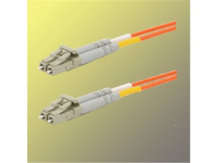 Optický patch duplex, LC-LC 9/125um SM, 3m 1,8mm, OS2
