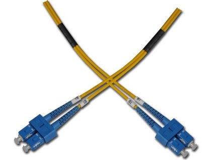 Optický patchkabel duplexní, SC-SC 9/125um SM 30m, OS2