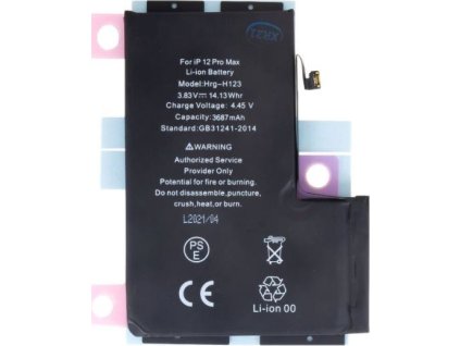 iPhone 12 Pro MAX Baterie 3687mAh Li-Ion (Bulk)