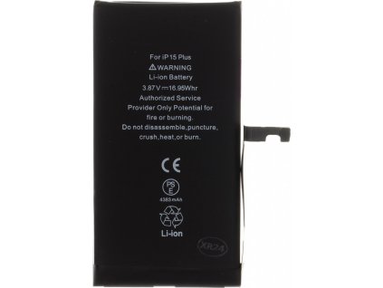 Baterie pro iPhone 15 Plus 4383mAh Li-Ion (Bulk)