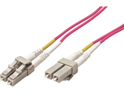 Optický patch kabel duplex LC-LC 50/125 MM 10m OM4