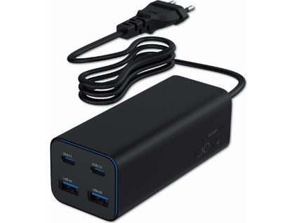 Gembird 100W adaptér 2xUSB-C, 2xUSB-A