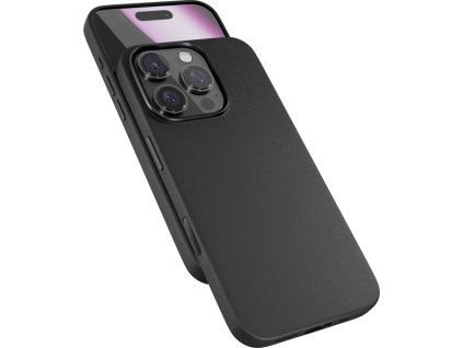 Epico Mag+ kožený kryt iPhone 16 Pro Max - černá