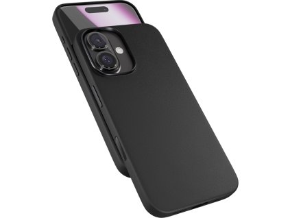 Epico Mag+ kožený kryt iPhone 16 Plus - černá