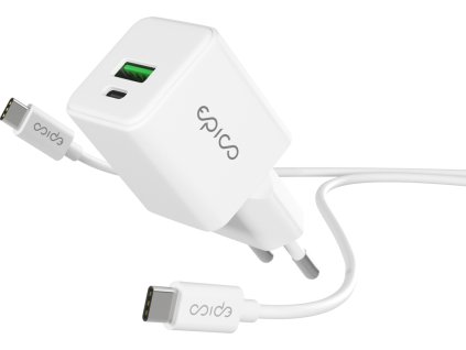 Epico GaN 20W adaptér EA20 s 1,2 m USB-C kabelem