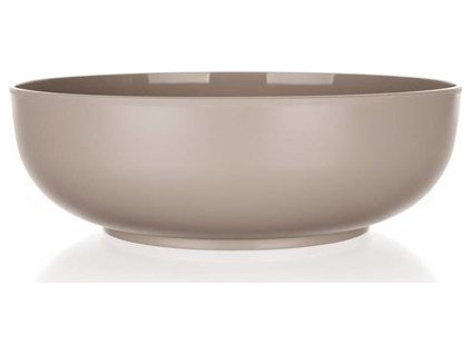 BANQUET Miska plastová kulatá CULINARIA 4,5 l, hnědá