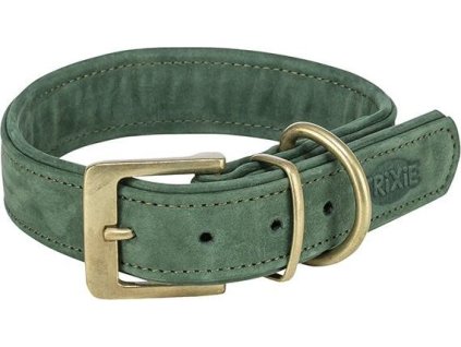 Obojek PURE kožený, šalvějová