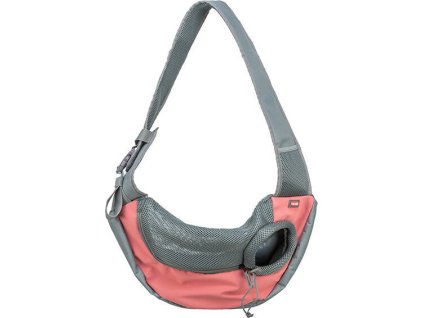 Front Sling Carrier - přední nosítko/taška, 50 x 25 x 18 cm, růžová/šedá (max. 5kg)