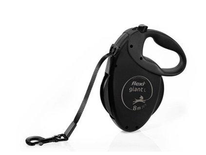 Flexi Giant Black Edition L pásek 8 m, max. 50 kg