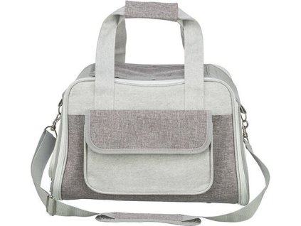 Transportní taška LIBBY, 25 x 27 x 42 cm, do 7 kg, šedá