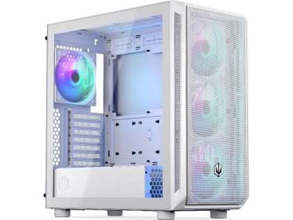 Endorfy skříň Arx 700 ARGB / ATX / 4x 140 ARGB fan (až 8 fans) / 2x USB / USB-C / mesh p. / tvrzené sklo / bílá