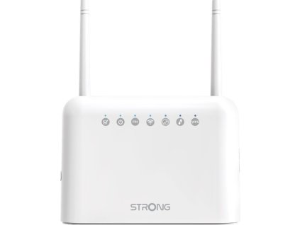 STRONG 4G LTE router 350/ Wi-Fi standard 802.11b/g/n/ 300 Mbit/s/ 2,4GHz/ 4x LAN/ 1x SIM slot/ bílý