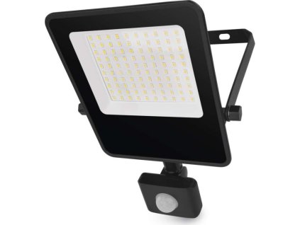 LED reflektor VISIO s pohybovým čidlem, 50 W, černý, neutrální bílá