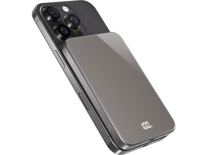 Epico 5000mAh Alu Mag+ powerbanka EM45 - titanová