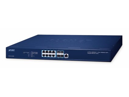 Planet XGS-6320-8X8TR L3 managed switch, 8x10Gb, 4x10Gb SFP+, QoS, NMS, 2x power-in, RING