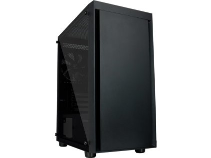 Zalman skříň T3 PLUS / mATX / 2 x 120 mm fan / 2xUSB 2.0 / USB 3.0 / tvrzené sklo / černá