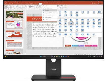 Lenovo ThinkVision/T27-40/27"/IPS/FHD/120Hz/4ms/Black/3R