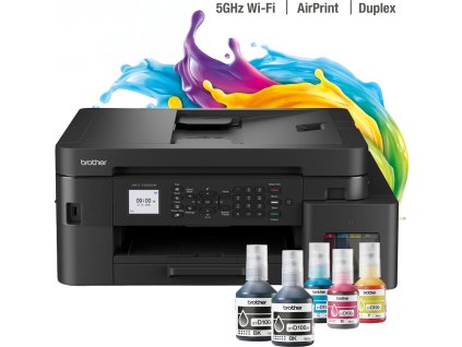 BROTHER inkoust MFC-T930DW / A4/ 17ipm/ 128MB/ 2400x600 / copy+scan+print+fax/ USB / wifi / ADF / duplex / ink tank