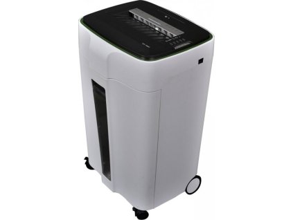 AT skartovač AT-66C/ řez 4x25 mm/ pracovní šíře 240 mm/ kapacita 22 listů/ objem koše 38 l/ stupeň utajení P4/ šedo-bílý