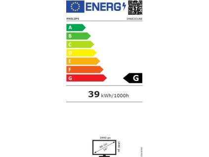 34" LED Philips 346E2CUAE- WQHD,VA,DP,USB-C,curved