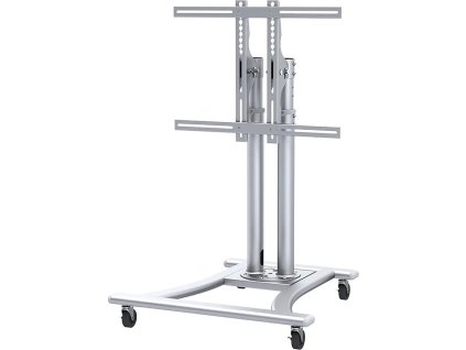 Neomounts PLASMA-M1200 / Mobile Flat Screen Floor Stand (height: 80-120 cm) / Silver
