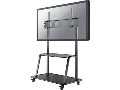 Neomounts NS-M4000BLACK / Mobile Flat Screen Floor Stand (stand+trolley) (height: 137-153 cm) box 1/2 / Black