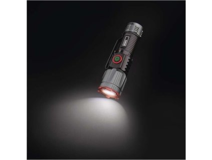 LED nabíjecí kovová svítilna 300 lm, 700 mAh