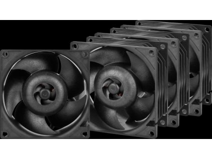 ARCTIC S8038-10K - 80mm Case Fan - dual ball bearing - max 10000 RPM - PWM regulated - Pack of 4 pcs