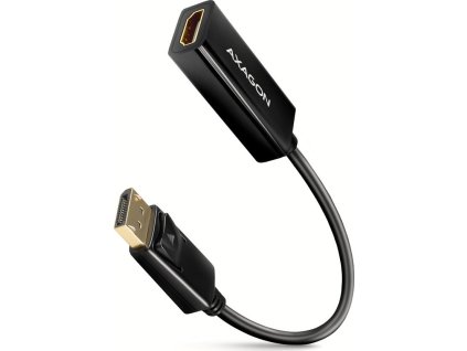 AXAGON adaptér z DisplayPort na HDMI verze 1.4 / RVD-HI14N / 4k/30Hz / 0,2m