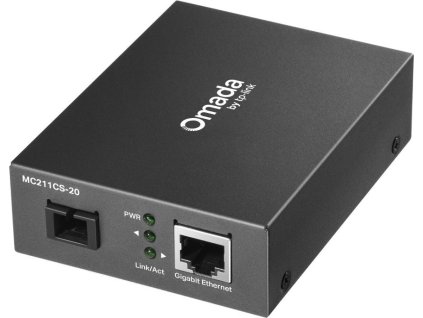 TP-Link MC211CS-20 WDM Media Konvertor 1x 10/100/1000 Mbps RJ45, 1x 1000Mbps SC port, 20 km