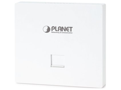 Planet WDAP-W3000AX in-wall AP, 1x1Gb, Dual Band 802.11ax (3Gb/s), PoE+ 802.3at, VLAN, 256 klientů, -20~55°C